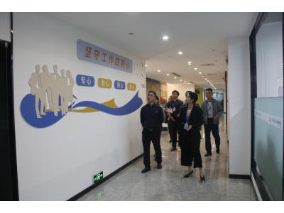 广东省水利水电第三工程局领导一行莅临龙8头号玩家集团参观交流